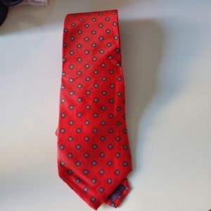 YSL Red Silk Tie